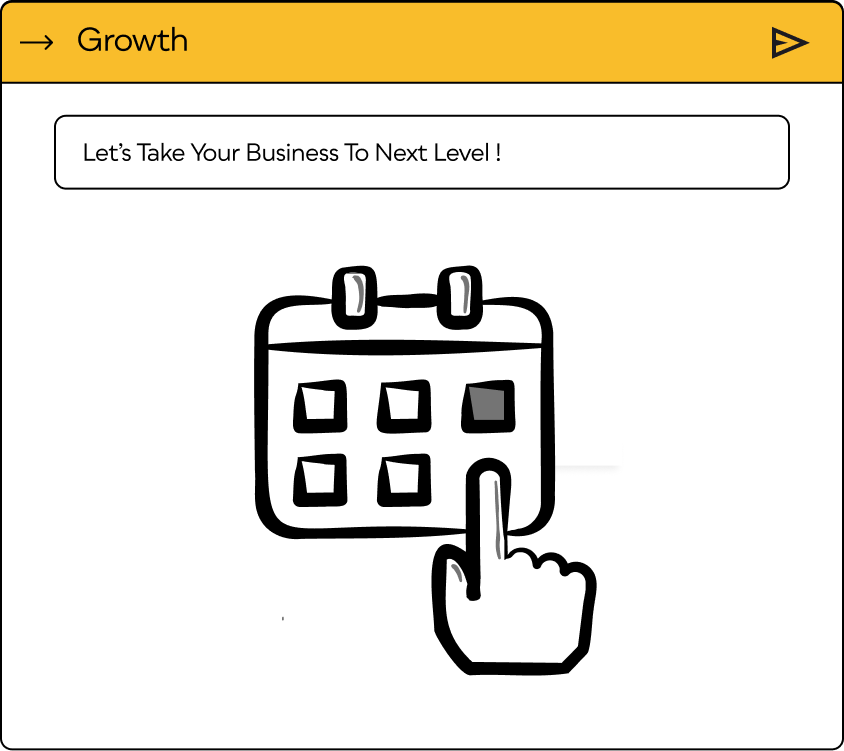 Calendar with hand pointing at date